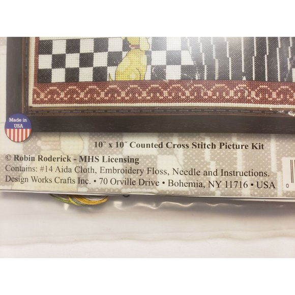 Design Works Counted Cross-stitch Kit, Opened-Repackaged, "Pasta Chef" 2865 (83) - Picture 4 of 5